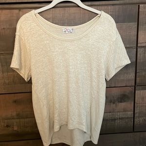 Beige cotton shirt